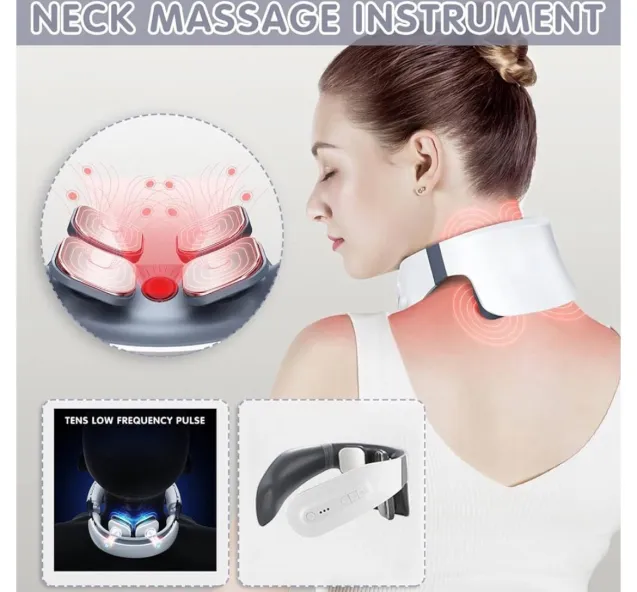 Electric Pulse Neck Massager, Cordless Intelligent Neck Massager, Porta –  Maestres Wholesale